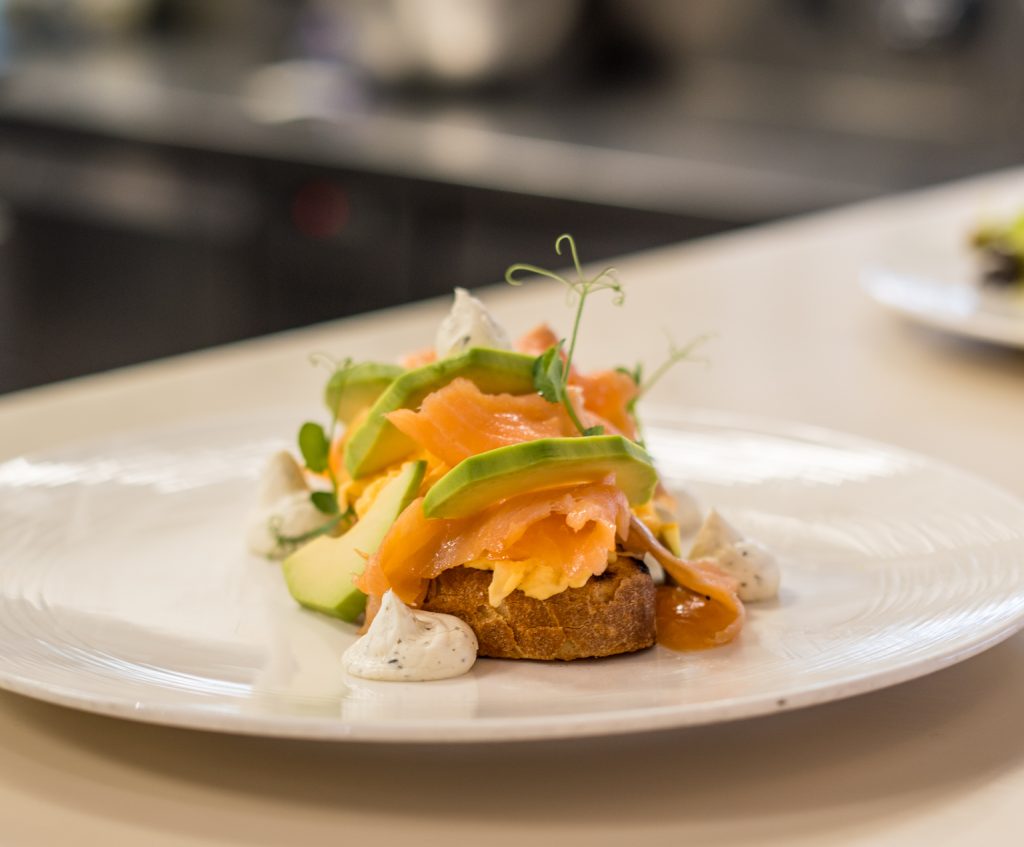 salmon toast